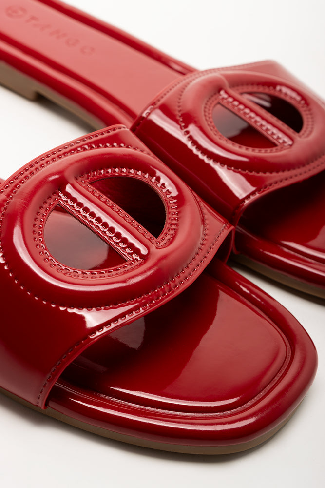 Mule Sandals Red (2)