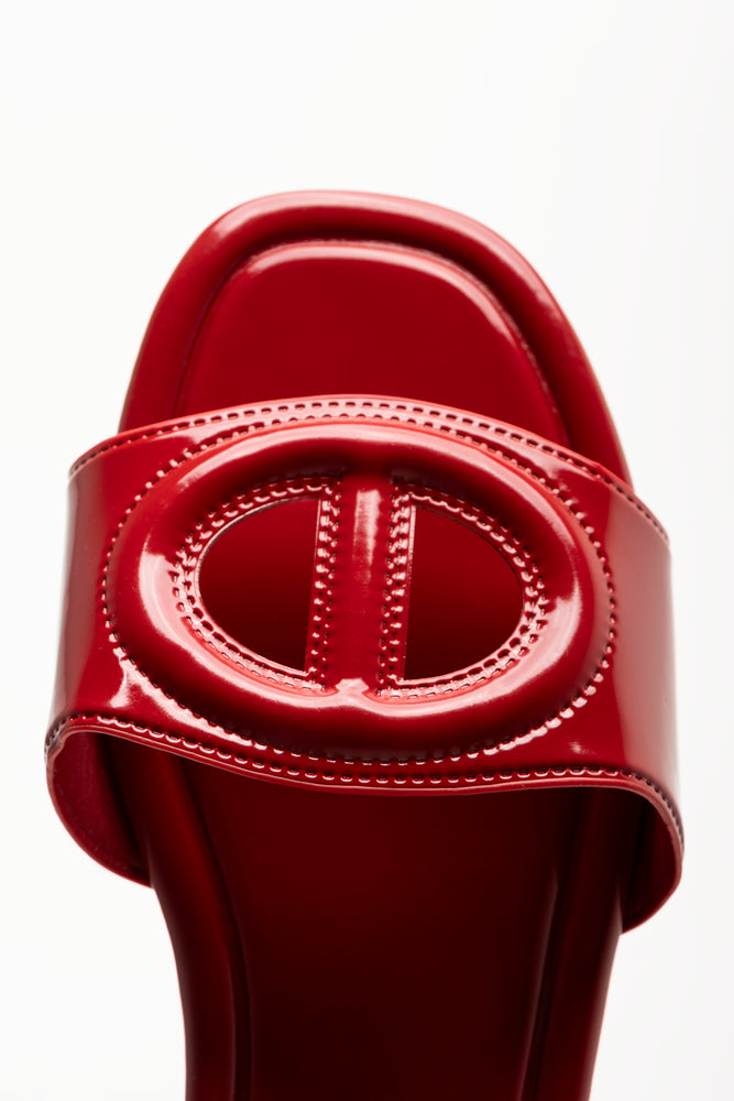 Mule Sandals Red (4)