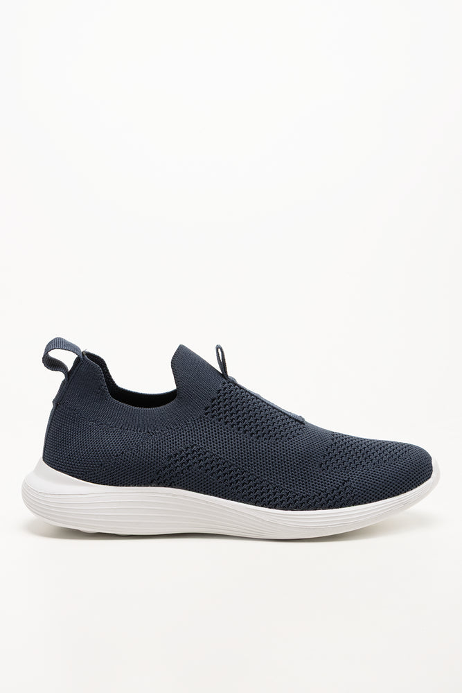 Knit Trainers Navy
