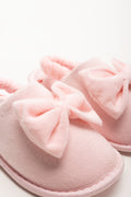 Bow Slingback Slippers Pink (2)