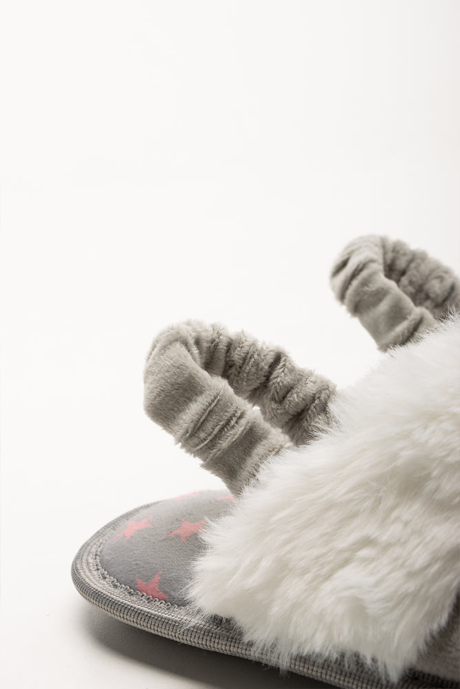 Unicorn Slingback Slippers Grey (3)