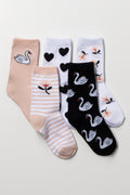5 Pack Anklet Socks Multicolour