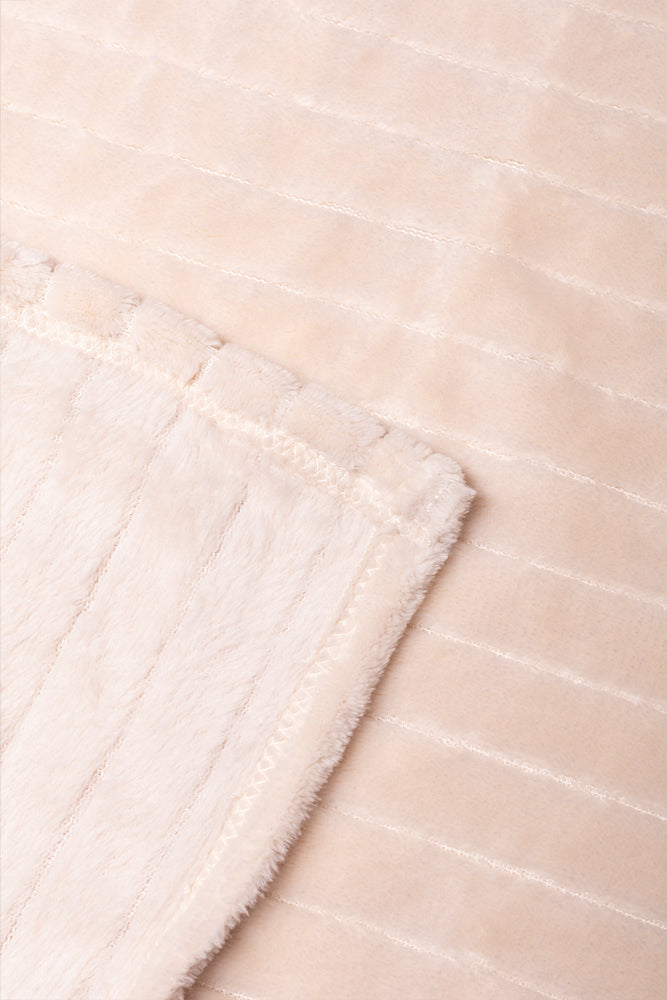 Rib Waffle Blanket Natural (1)