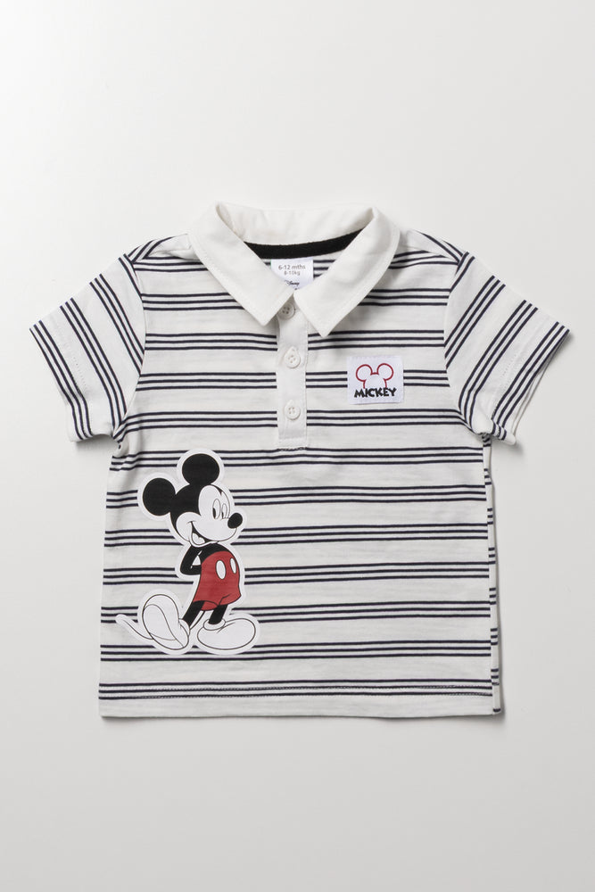Mickey Mouse Golfer Black And White