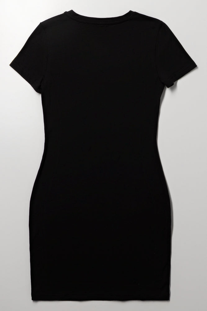 Bodycon Dress Black (2)
