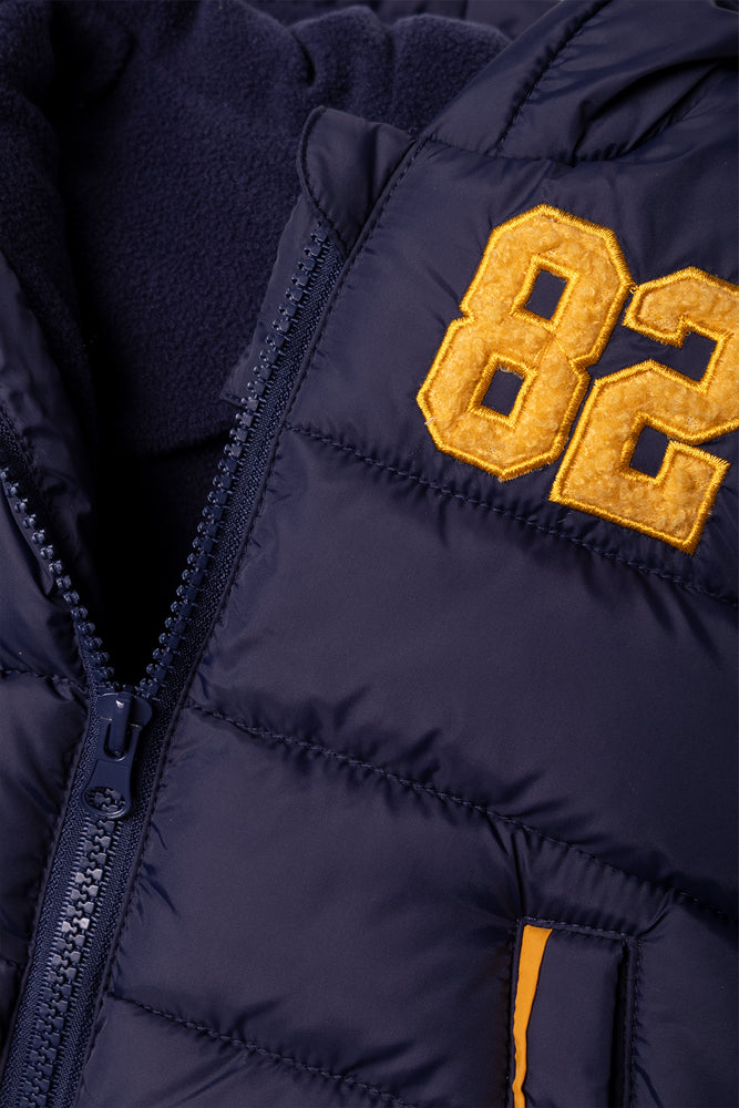 Hooded Baseball Jacket