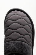 Quilted Stokie Slipper Charcoal (4)