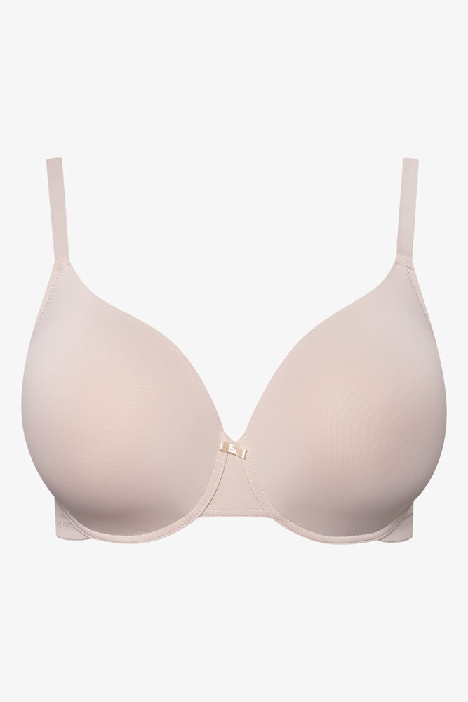Plus Size 2 Pack T-Shirt Bras Navy And Natural (2)