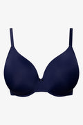 Plus Size 2 Pack T-Shirt Bras Navy And Natural (4)