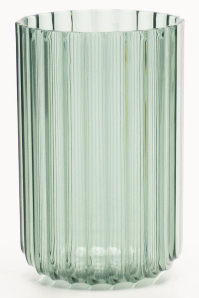 Ribbed Tumbler Green