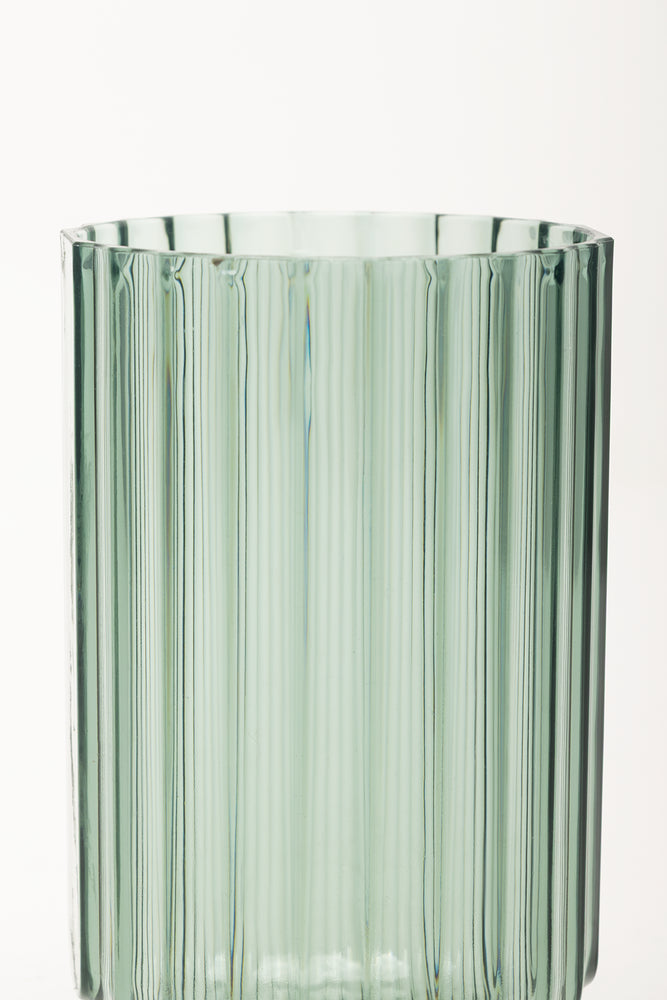 Ribbed Tumbler Green