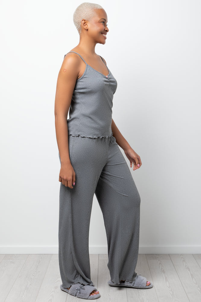 Knit Cami Pyjama Set Grey (1)