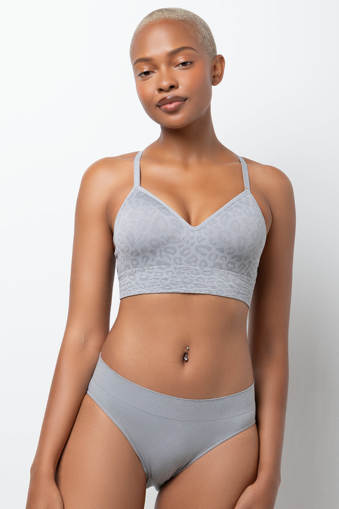 3 Pack Bikini Panties Grey