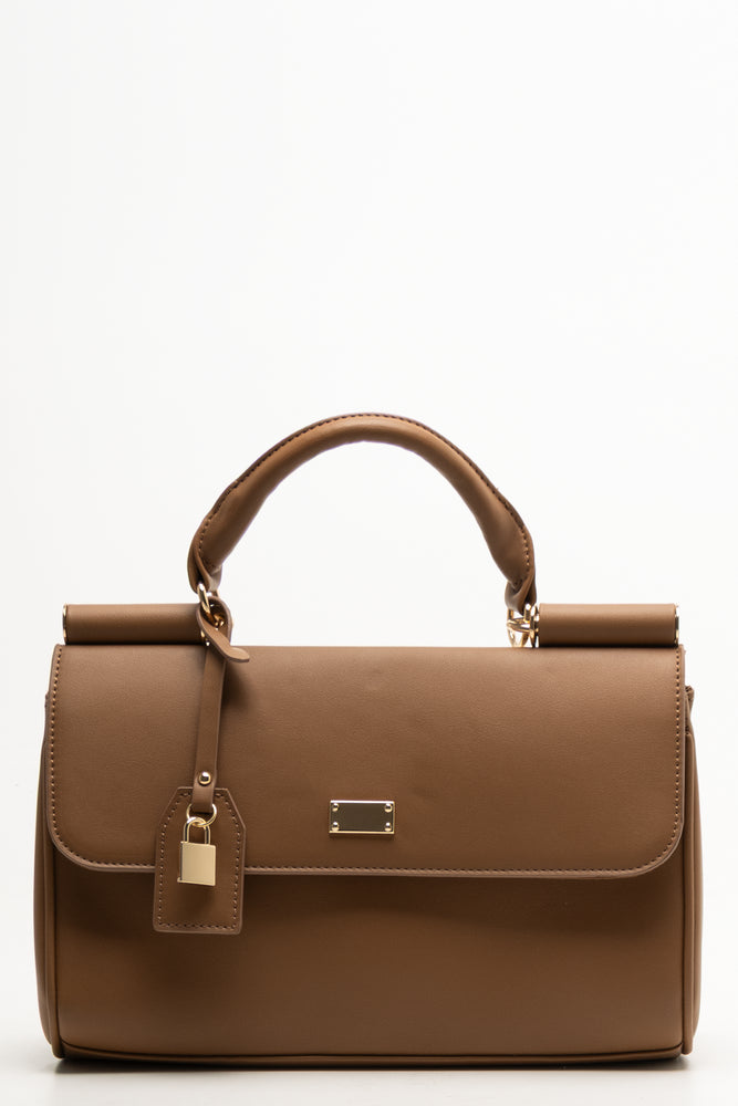 Top Handle Bag Natural