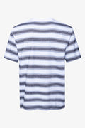 Stripe Textured Short Sleeve T-Shirt Multicolour (1)