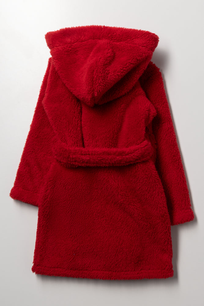 Fleece Gown Red (2)