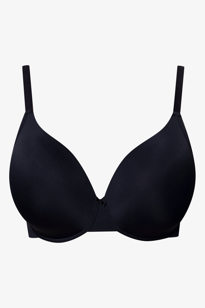 Plus Suze 2 Pack T-Shirt Bras Black And Natural (3)