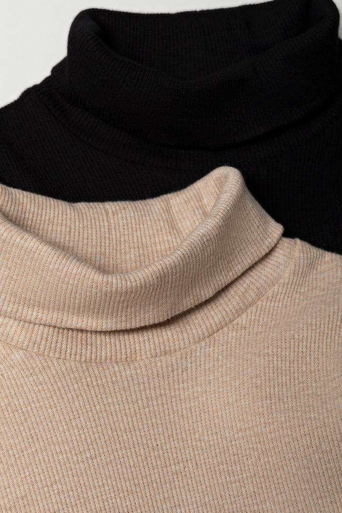 2 Pack Polonecks Black And Natural