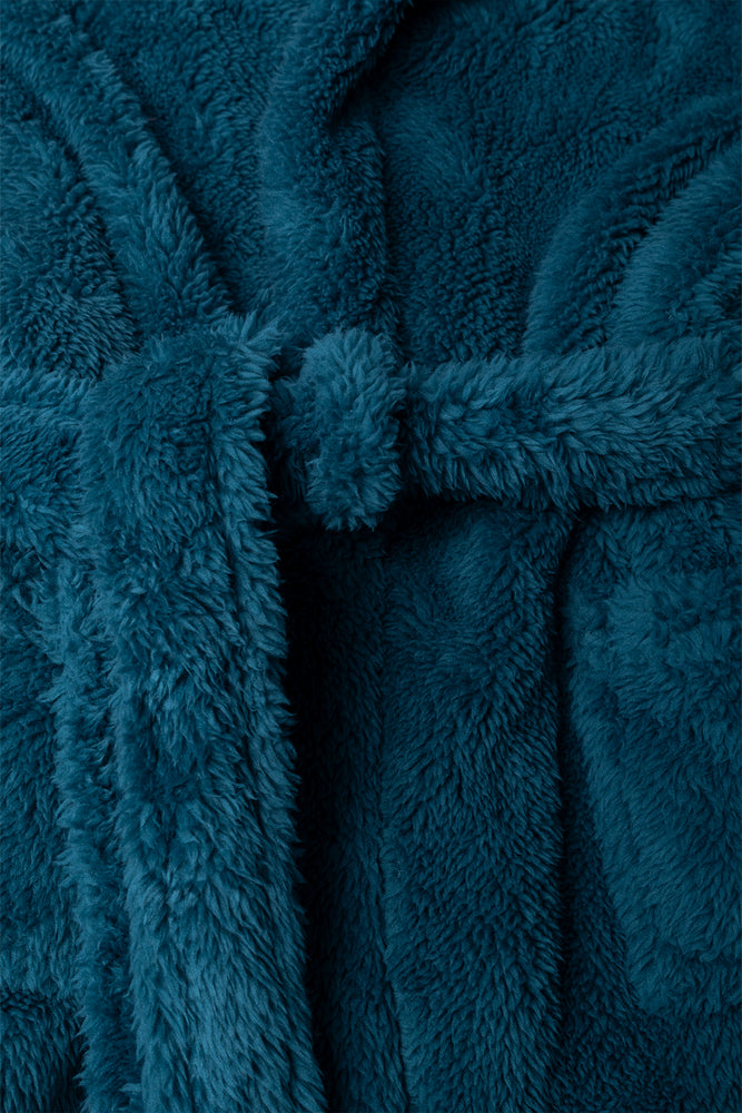 Fleece Gown Blue