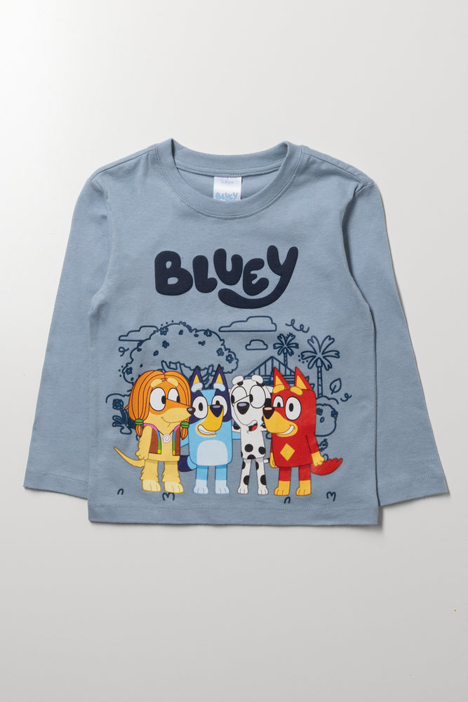 Bluey Long Sleeve T-Shirt Blue
