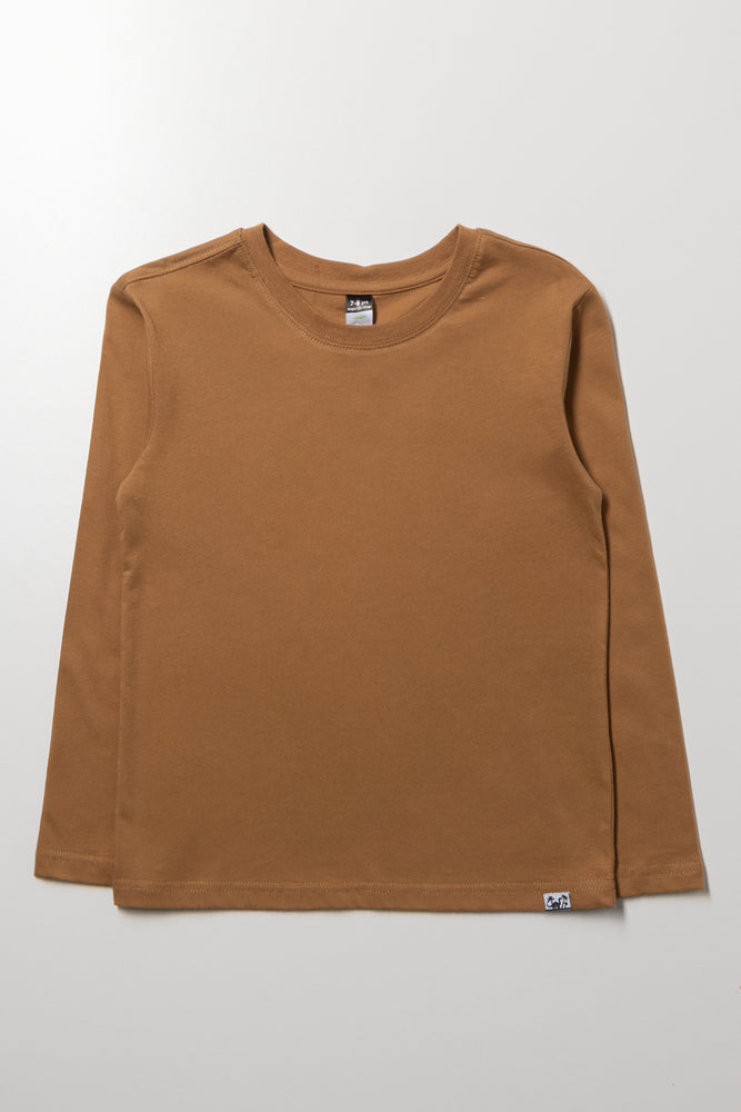 Long Sleeve T-Shirt Brown