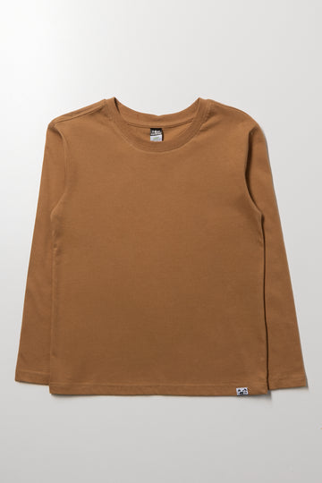 Long Sleeve T-Shirt Brown