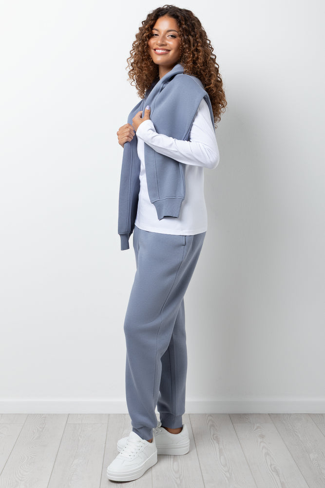 Long Sleeve Crew Neck T-Shirt White (1)