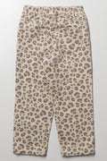 Animal Print Denim Jeans Natural (2)