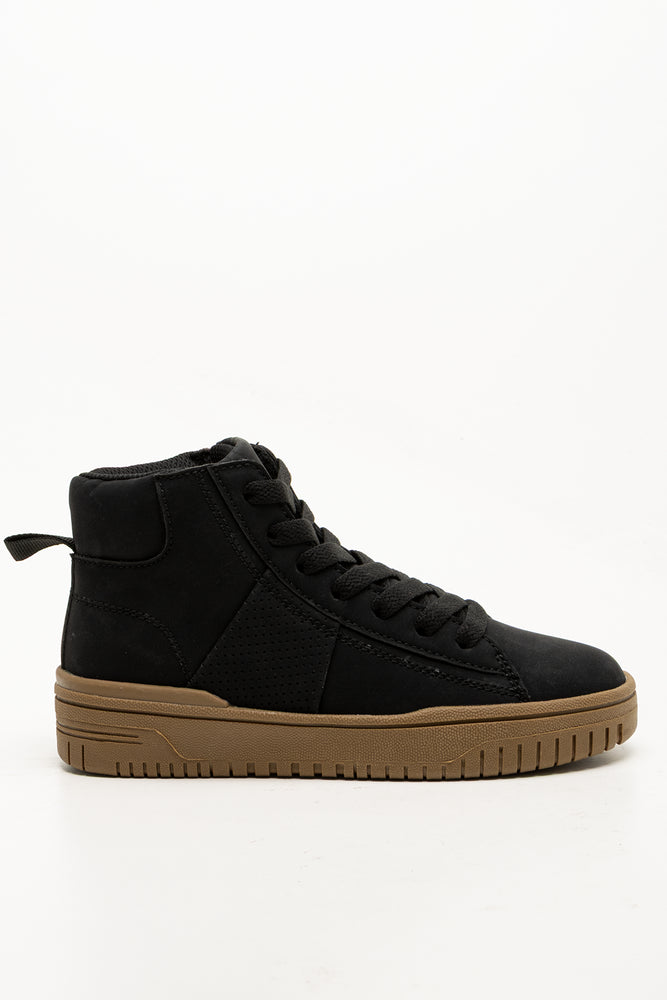 Skate High Top Sneakers Black (1)