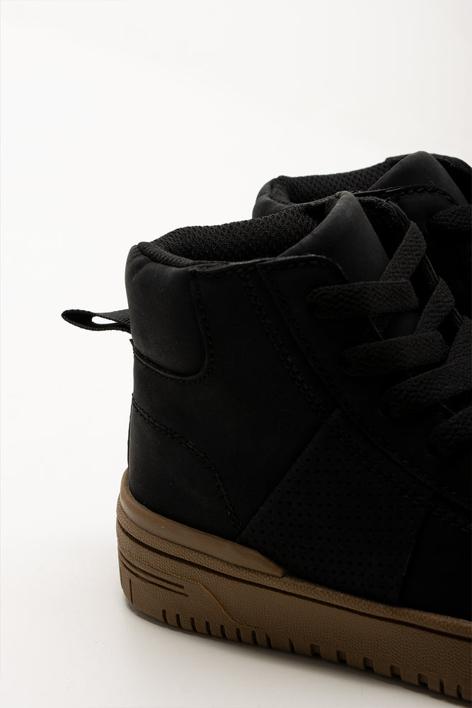 Skate High Top Sneakers Black (3)