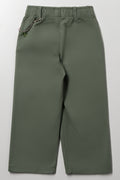 Barrel Leg Utility Pants Green (2)
