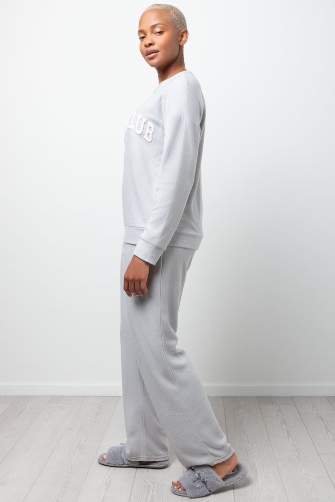 Long Sleeve Pyjama Set Grey (1)