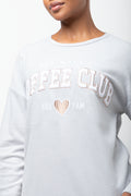 Long Sleeve Pyjama Set Grey (3)