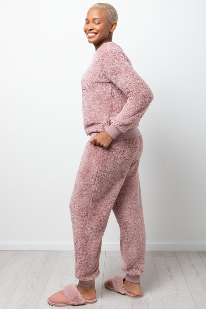 Let's Stay Home Soft Pyjamas Pink (1)