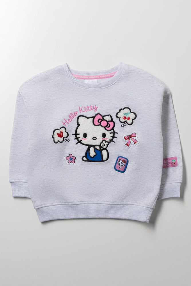 Hello Kitty Tracktop Grey Melange