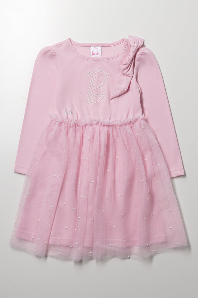 Barbie Pearl Dress Pink