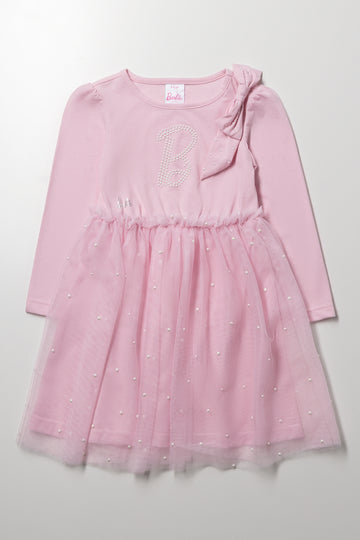 Barbie Pearl Dress Pink