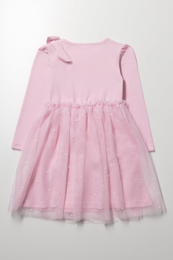 Barbie Pearl Dress Pink (2)