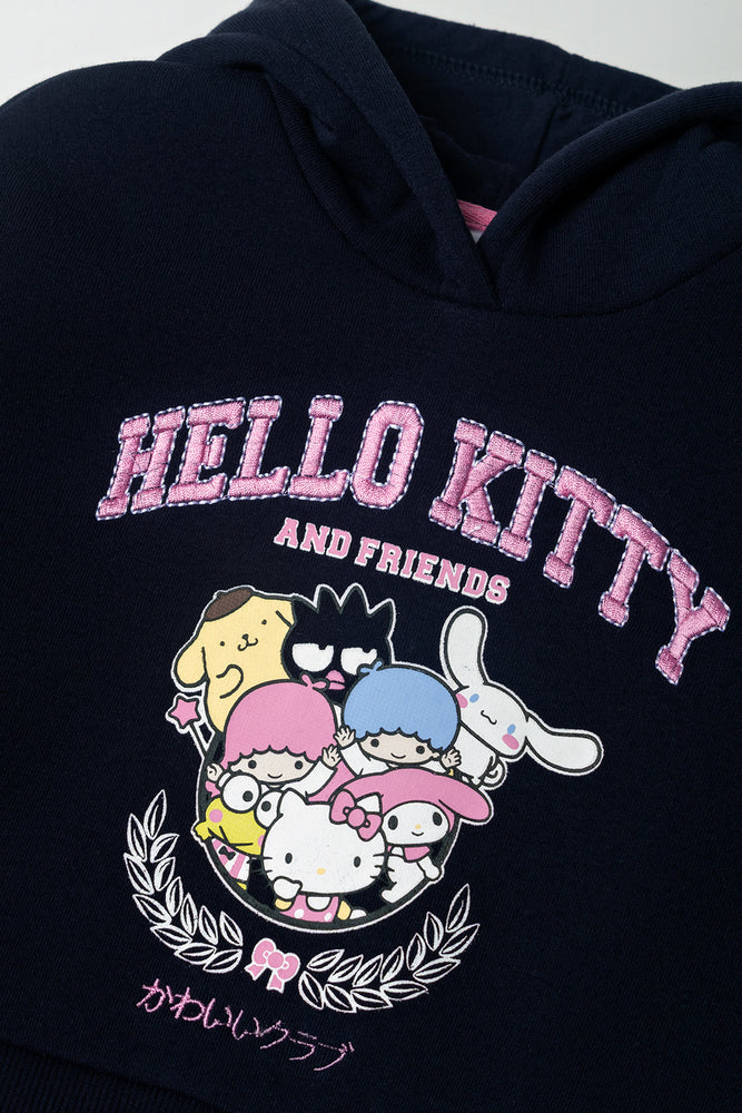 Hello Kitty Hooded Dress Black (1)