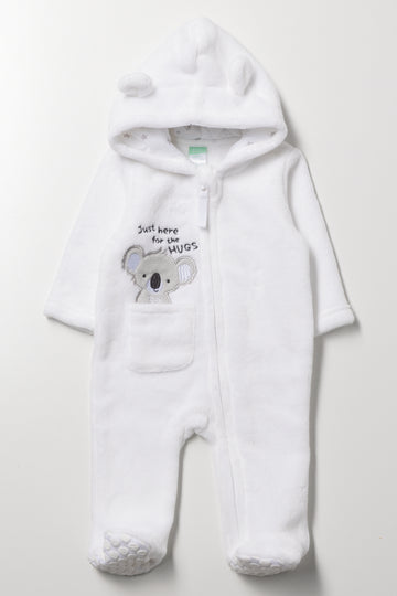 Koala Babygrow White