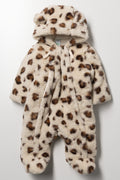 Animal Print Babygrow Natural