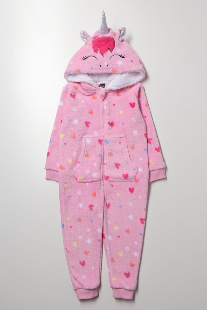 Unicorn Onesie Pink