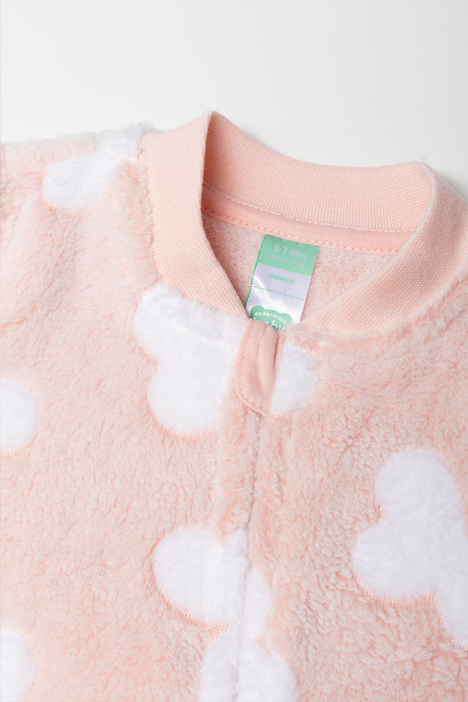 Butterfly Babygrow Pink (1)