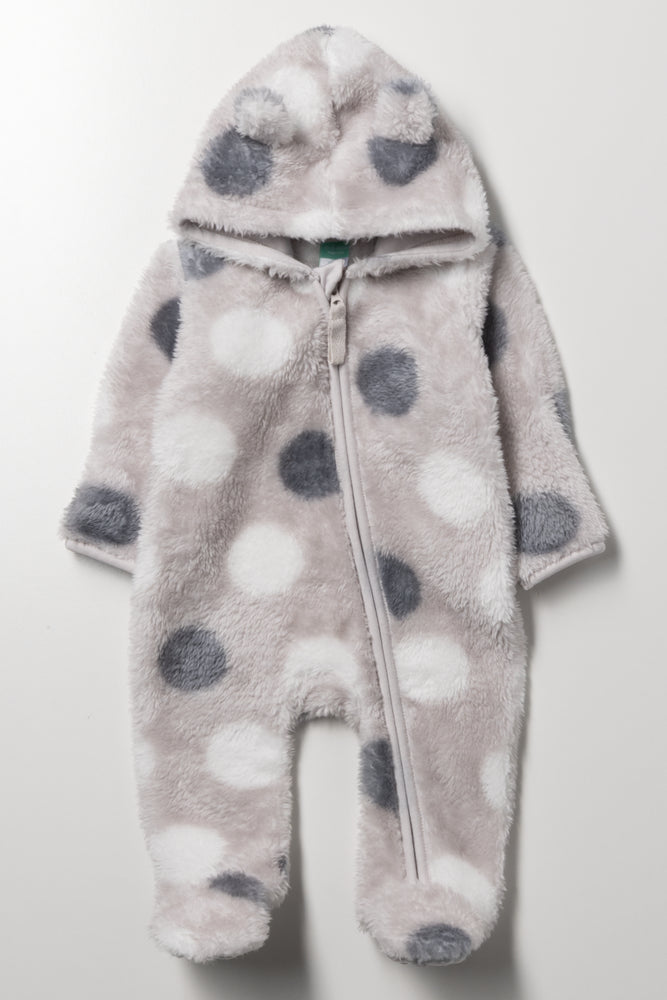 Spot Babygrow Grey