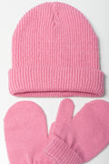 2 Piece Hat Set Pink (1)