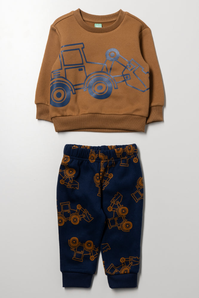 Tracksuit Brown And Blue