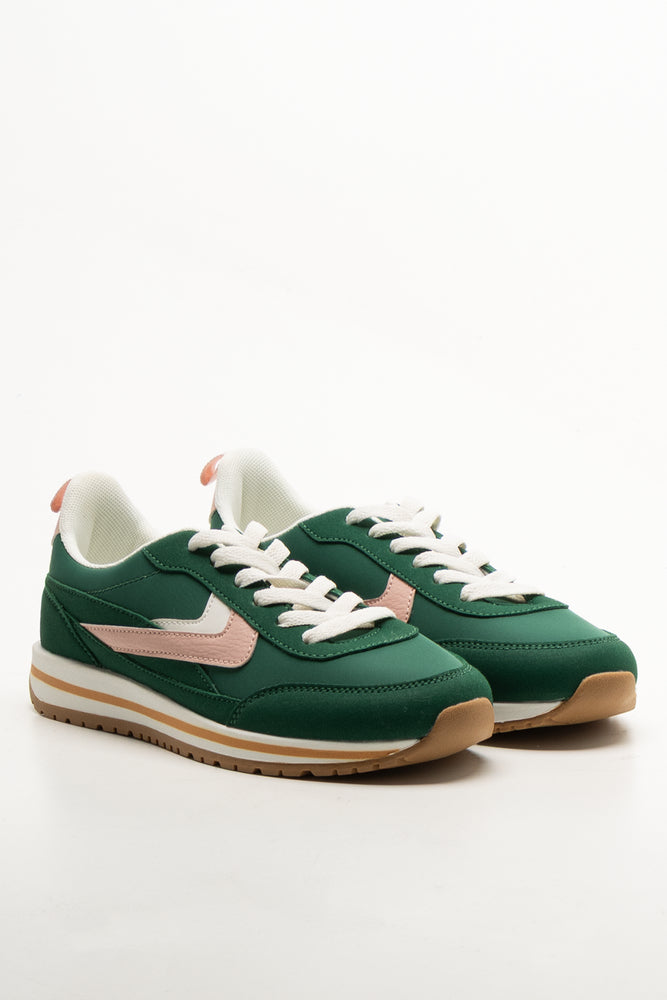 Retro Sneakers Green