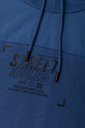 Street Rules Hoodie Blue (1)