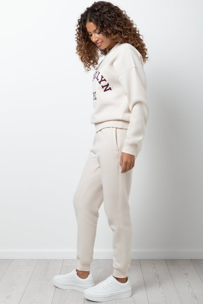 Crew Neck Top Cream (2)