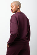 Fleece Jogger Burgundy (2)